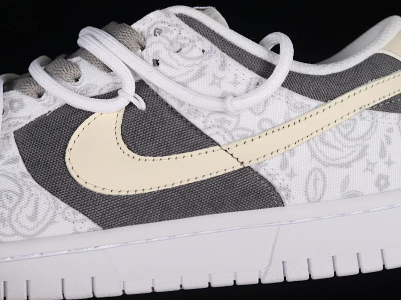 All categories Nk SB Dunk series Nk SB Dunk Low low-top sneakers Nk Dunk Low ESS reverse cashew flower micro industry customized version of deconstructed strap casual sneakers DJ9955-100